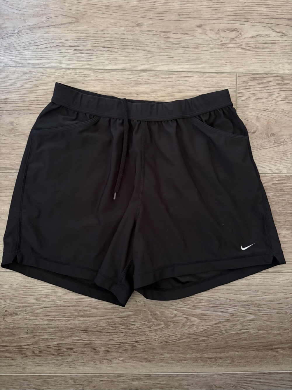Nike Black Dri-FIT Athletic Shorts with Drawstring Waist